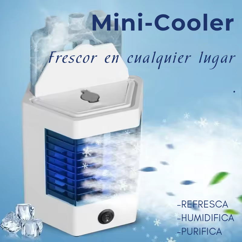 Aire Acondicionado Portátil- Refresca, Humidifica y Purifica